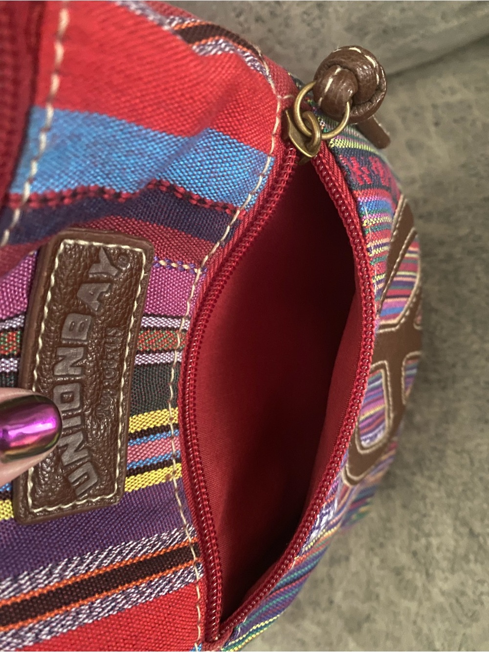 Unionbay Peace Crossbody Bag Y2K ☮️ - Picture 6 of 6